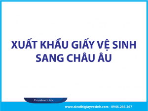 Xuất khẩu giấy vệ sinh sang châu Âu