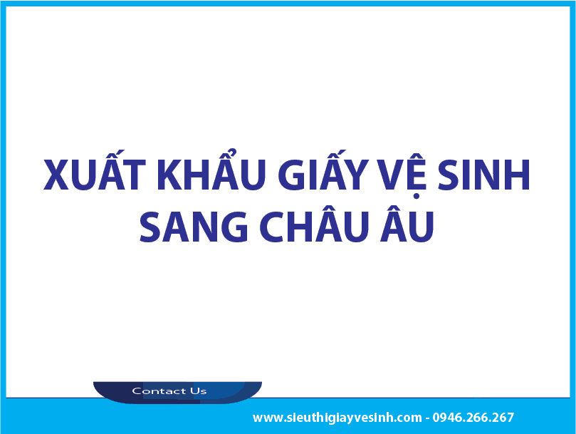 Xuất khẩu giấy vệ sinh sang châu Âu