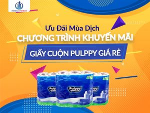 Giấy vệ sinh pulppy giá tốt nhất