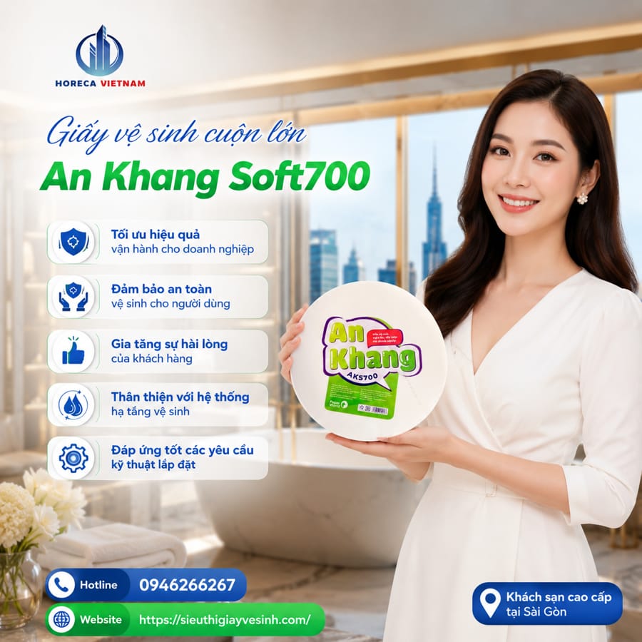 Mua giấy vệ sinh cuộn lớn chính hãng cao cấp giá sỉ tốt nhất tại Horeca Việt Nam