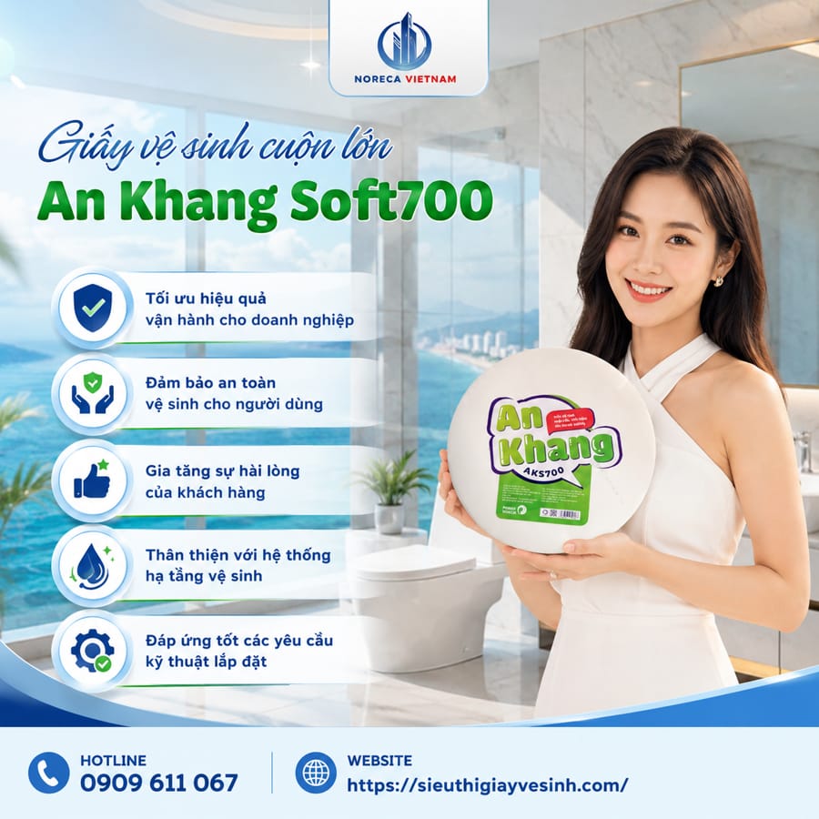 Mua giấy vệ sinh cuộn lớn chính hãng chất lượng cao cấp gí sỉ tốt nhất tại Horeca Việt Nam