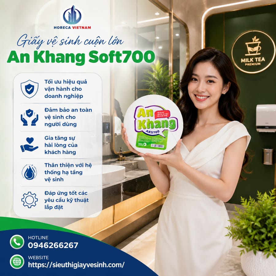 Mua giấy vệ sinh cuộn lớn giá sỉ chính hãng cao cấp tại Horeca Việt Nam