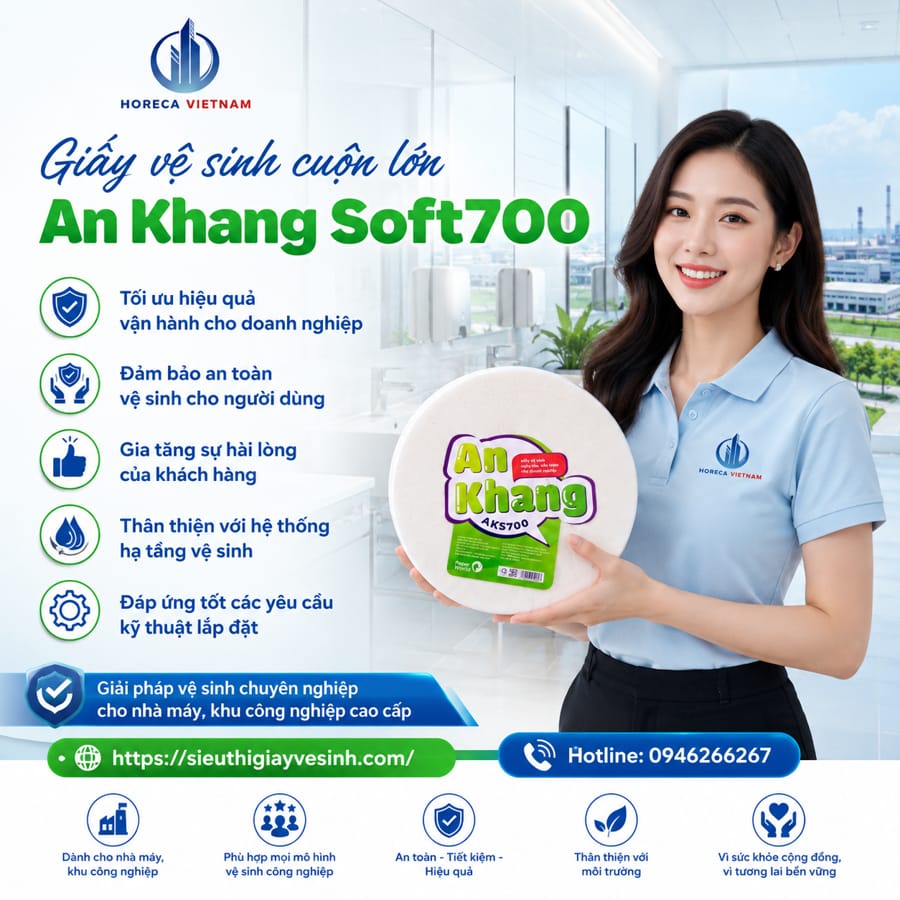 Địa chỉ mua giấy vệ sinh cho nhà máy uy tín giá tốt giao hàng nhanh tại Horeca Việt Nam