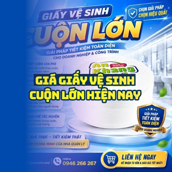 Giá giấy vệ sinh cuộn lớn uy tín giá tốt tại Horeca Việt Nam