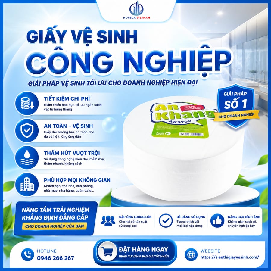 Cung cấp giấy vệ sinh công nghiệp uy tín giá tốt tại Horeca Việt Nam