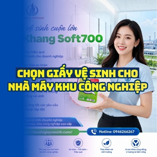 Horeca Việt Nam cung câp giấy vệ sinh cuộn lớn cho nhà máy giá sỉ tốt nhất giao hàng tận nơi