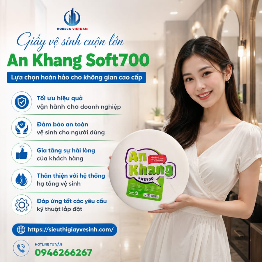 Horeca Việt Nam cung cấp giấy vệ sinh công nghiệp giá sỉ giao nhanh