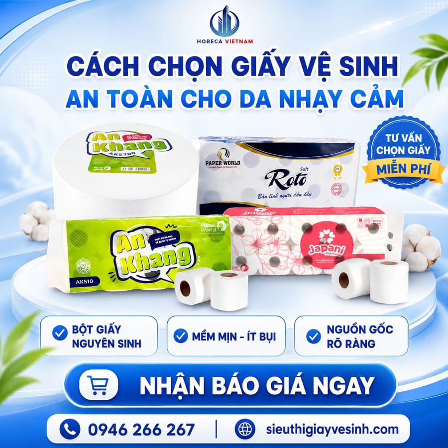 Cách chọn giấy vệ sinh an toàn cho da nhạy cảm