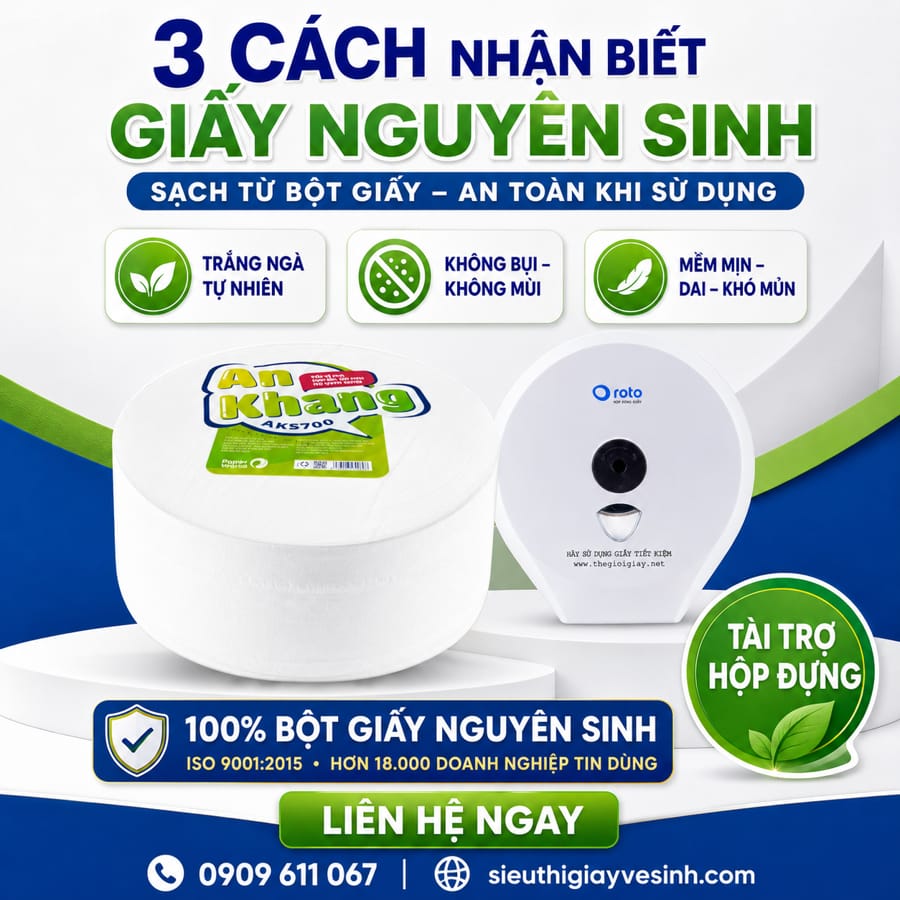 Địa chỉ mua giấy vệ sinh bột giấy nguyên sinh cao cấp giá tốt tại Horeca Việt Nam