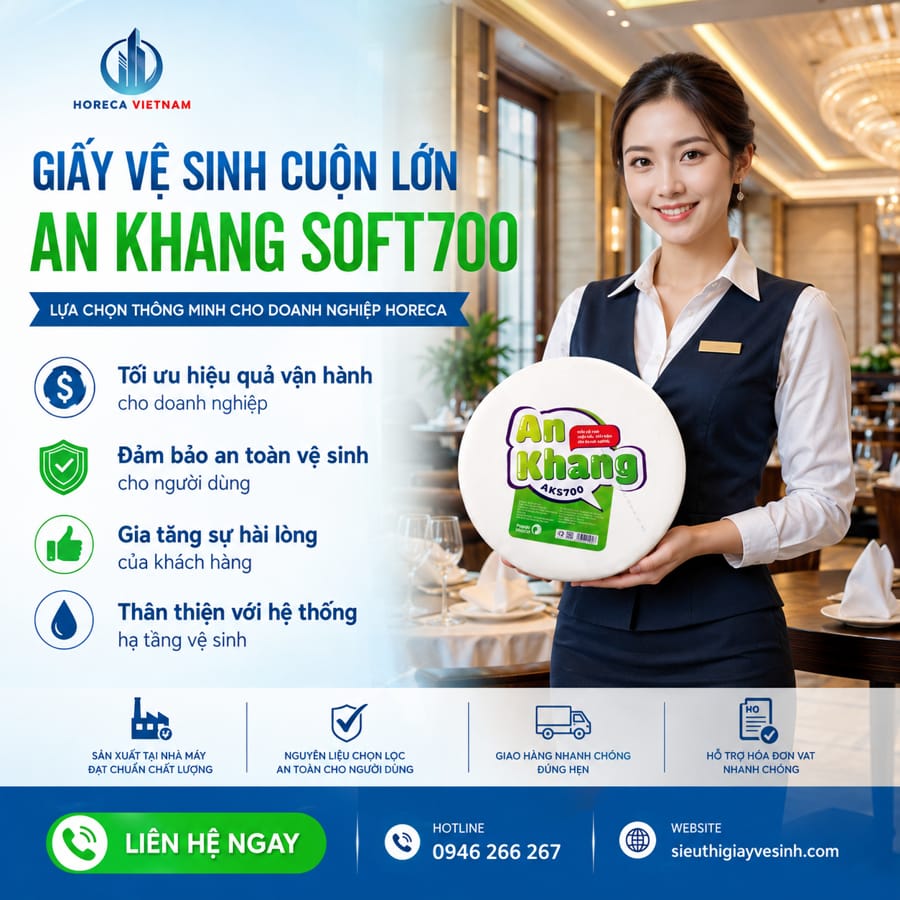 Địa chỉ mua giấy vệ sinh tan trong nước chính hãng uy tín tại Horeca Việt Nam