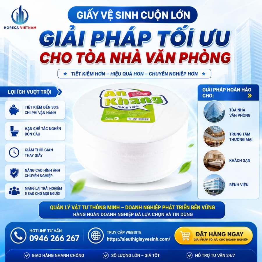 Giải pháp mua số lượng lớn giấy vệ sinh cho tòa nhà