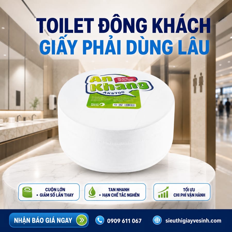 Cách chọn giấy vệ sinh cho trung tâm thương mại tốt nhất tại Horeca Việt Nam