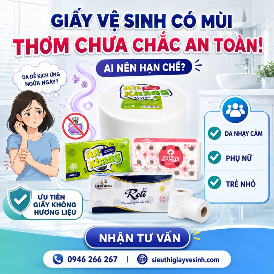 Tìm hiểu giấy vệ sinh có mùi thơm có tốt không?