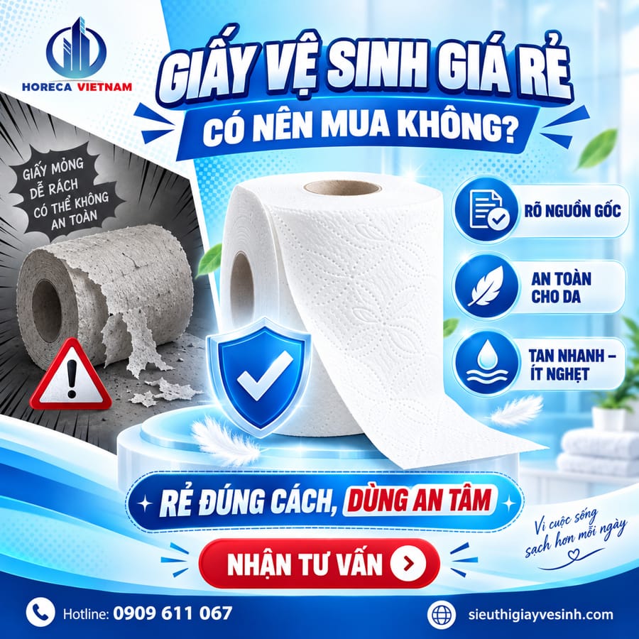 Giấy vệ sinh giá rẻ có nên mua không? Cách chọn an toàn
