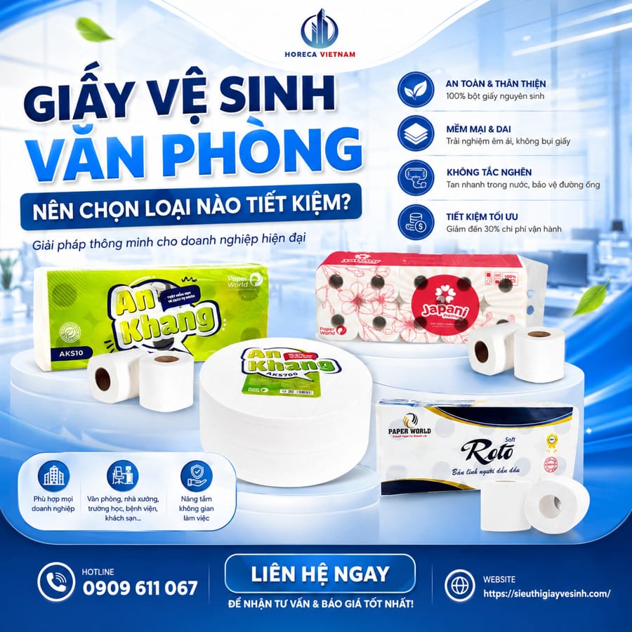 Cách chọn giấy vệ sinh văn phòng uy tín tiết kiệm