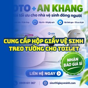 Horeca Việt Nam cung cấp hộp giấy vệ sinh treo tường cao cấp lắp đặt tận nơi uy tín