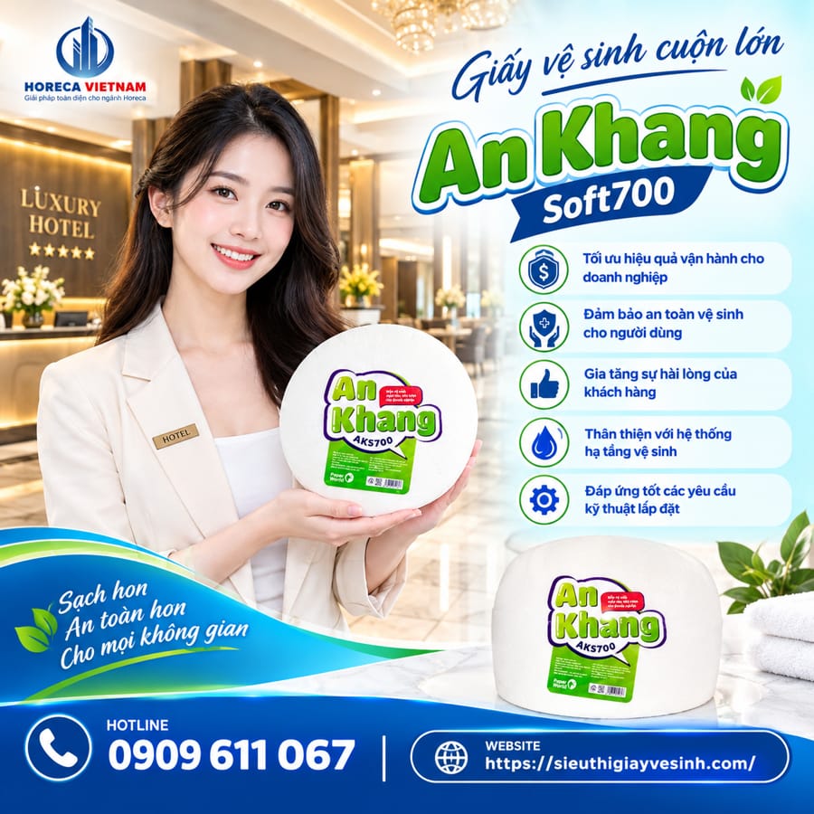 Horeca Việt Nam đại lý phân phối giấy vệ sinh cao cấp chính hãng uy tín