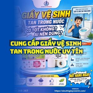 Horeca Việt Nam nhà cung cấp giấy vệ sinh tan trong nước chống tắc nghẽn uy tín giá sỉ tốt nhất