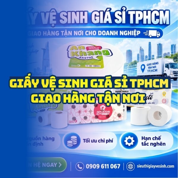 Horeca Việt Nam nhà phân phối giấy vệ sinh giá sỉ TPHCM giá tốt tận xưởng giao hàng tận nơi.