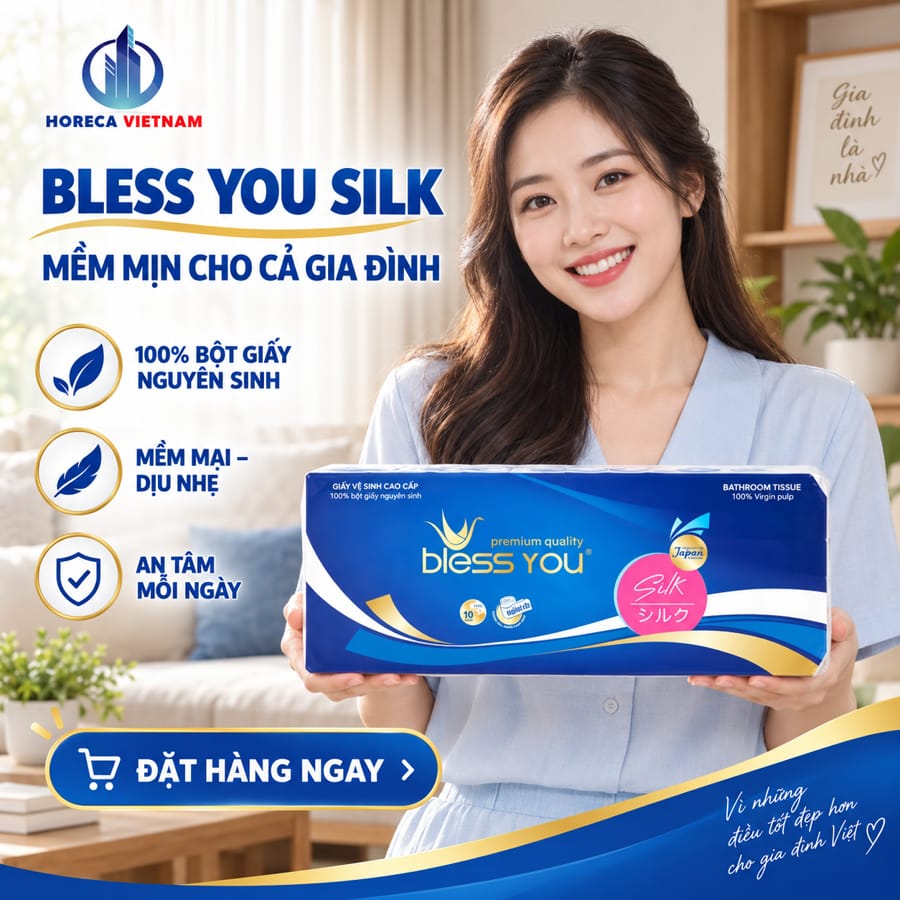 Horeca Việt Nam NPP giấy vệ sinh Bless You uy tín