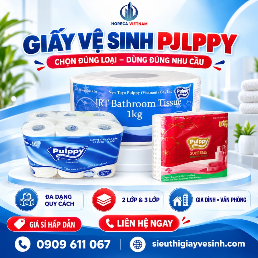 Cách chọn các loại giấy vệ sinh Pulppy uy tín