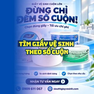 Cách tìm giấy vệ sinh theo số cuộn tại Horeca Việt Nam