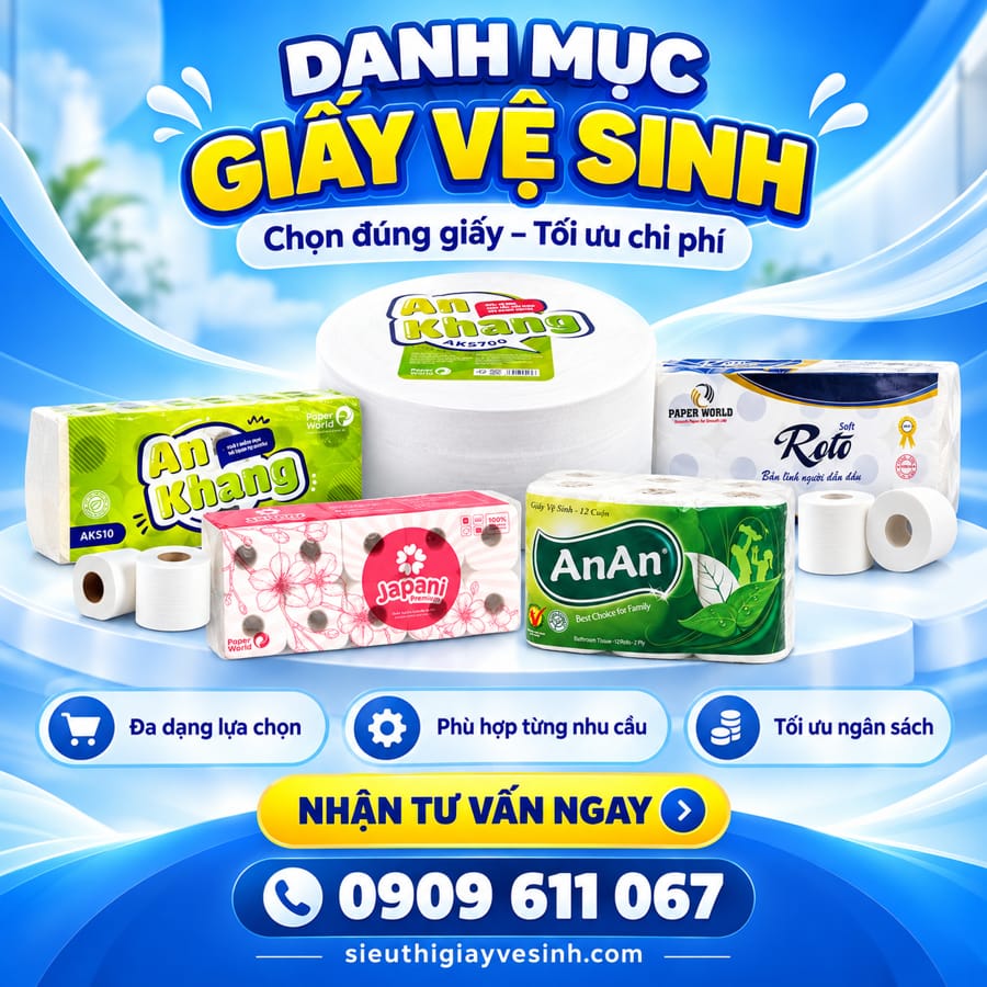 Kham khảo danh mục giấy vệ sinh và cách lựa chọn