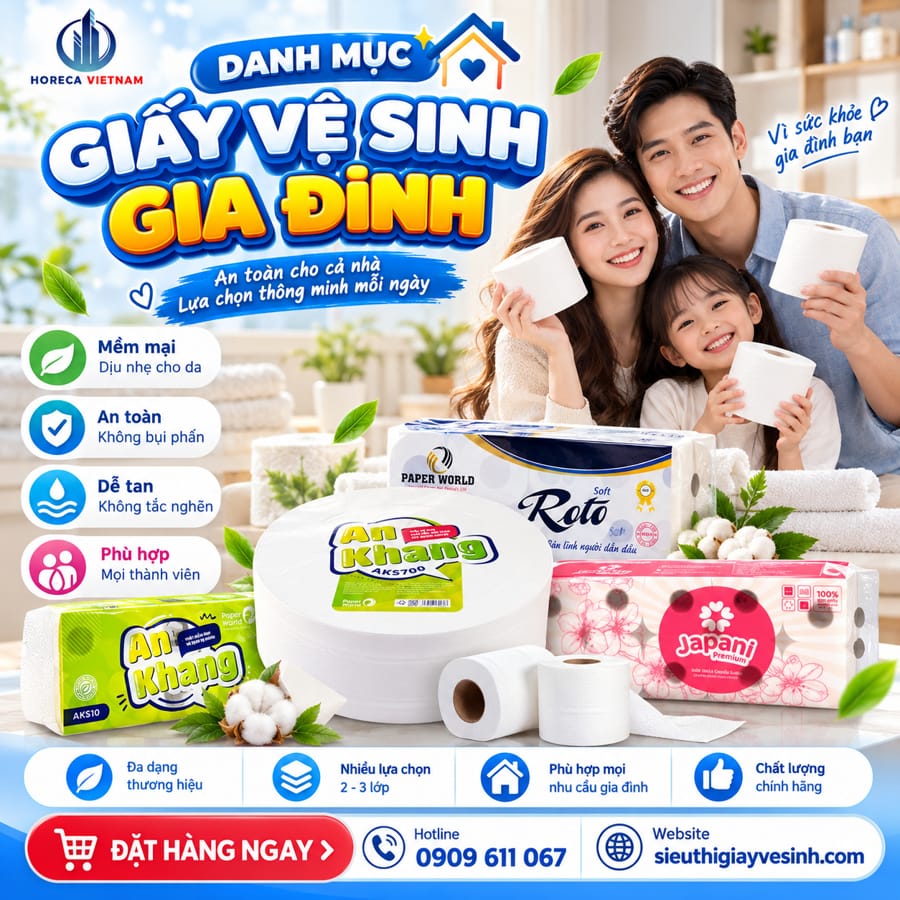 Cách lựa chọn danh mục giấy vệ sinh gia đình