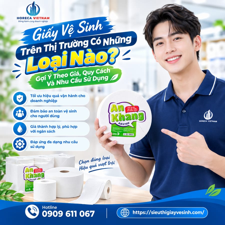 Địa chỉ mua giấy vệ sinh chính hãng cao cấp giá tốt giao nhanh tại Horeca Việt Nam