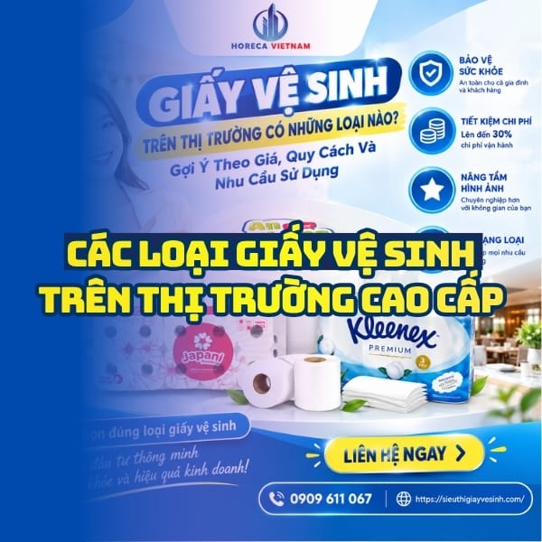 Giấy vệ sinh trên thị trường có những loại nào cao cấp giá tốt?