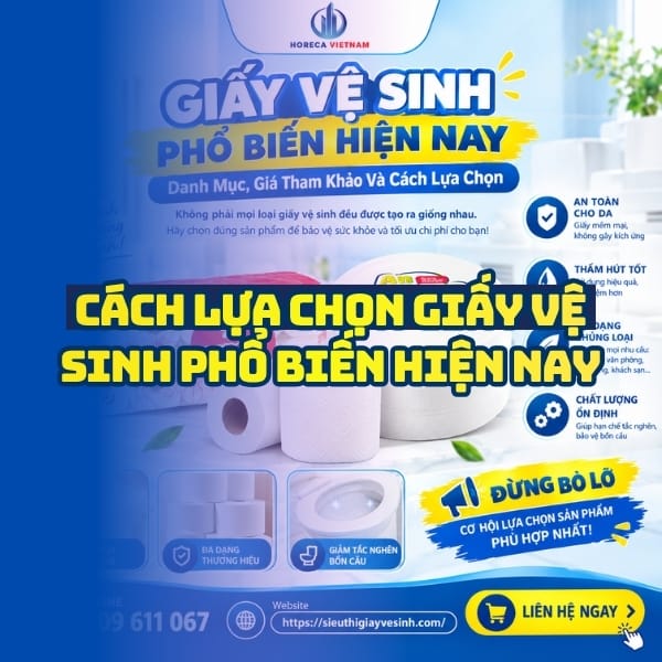 Horeca Việt Nam nhà phân phối giấy vệ sinh phổ biến hiện nay giá sỉ tận xưởng giao hàng tận nơi