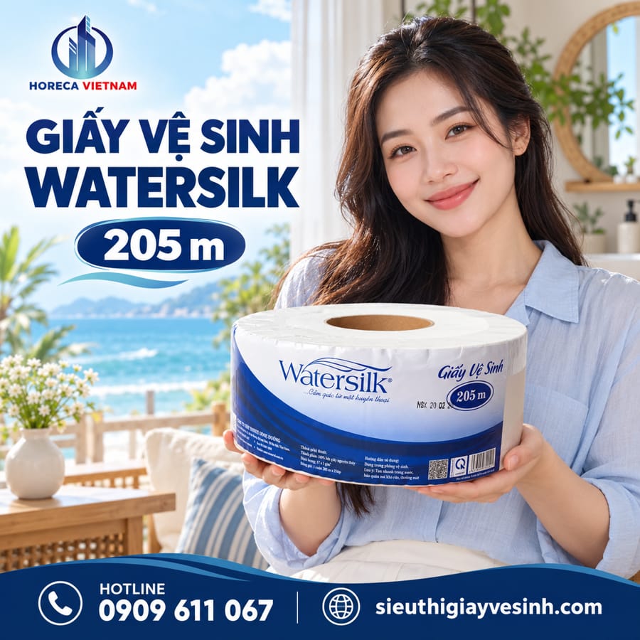 Mua các loại giấy vệ sinh Watersilk chính hãng giá sỉ tốt nhất tại Horeca Việt Nam