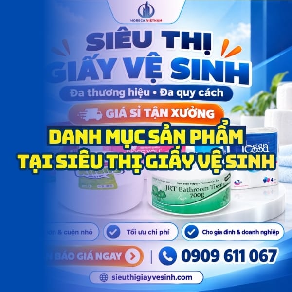 Siêu thị giấy vệ sinh đa thương hiệu đa quy cách giá sỉ tận xưởng